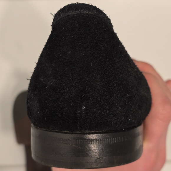 Lorenzo Banfi Milano Black Suede Loafers Men's Size 9.5 - Picture 8 of 11